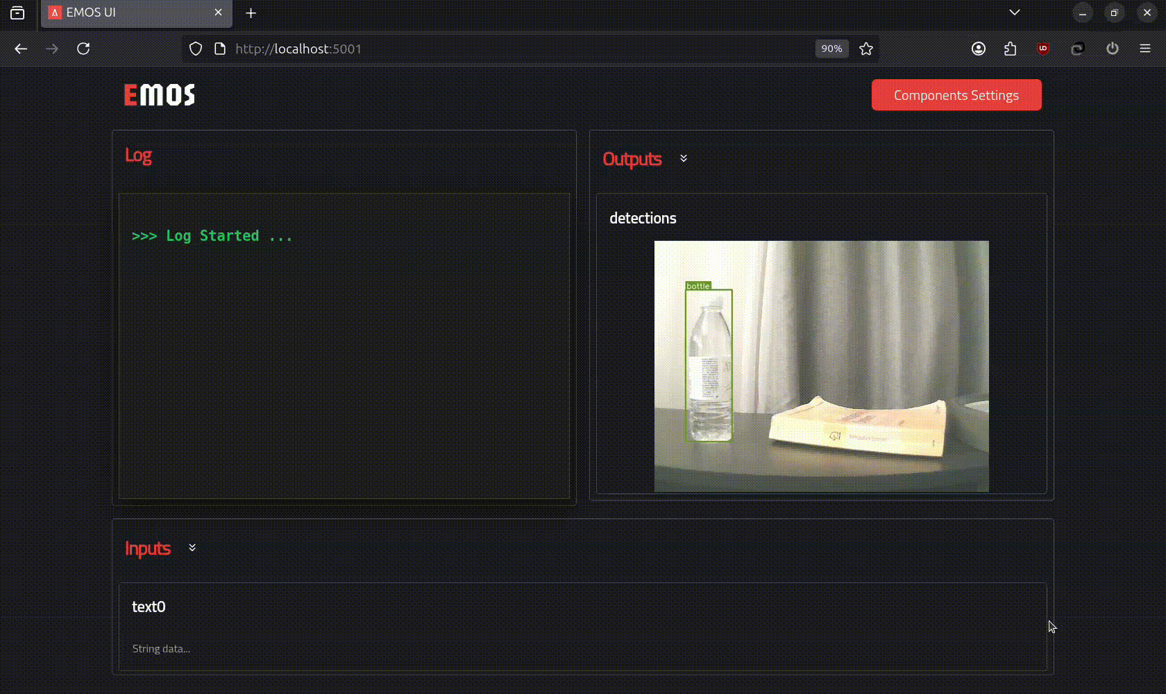 EmbodiedAgents UI Example GIF
